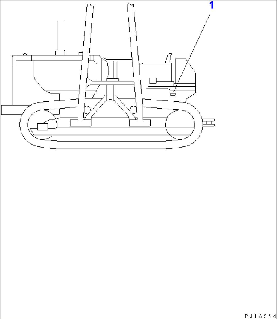 MARK PLATE (CENTER OF GRAVITY)