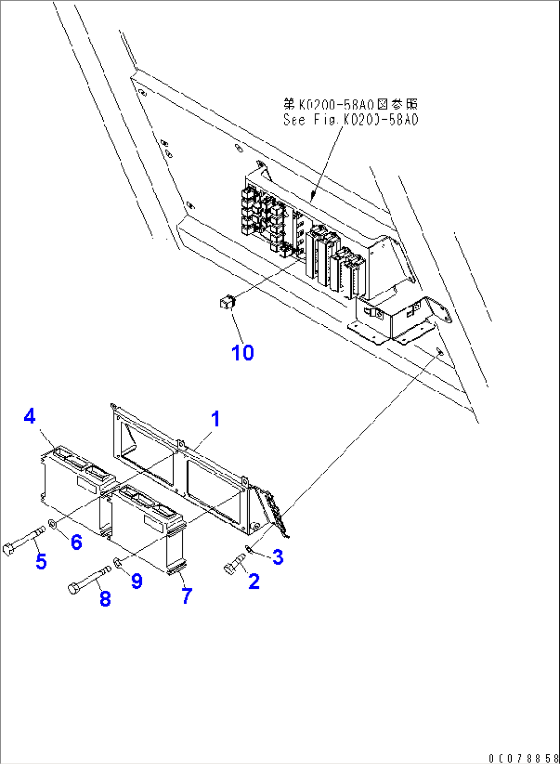 FLOOR (CONTROLLER) (WITH EMERGENCY STEERING TIMER RELAY)(#7365-)