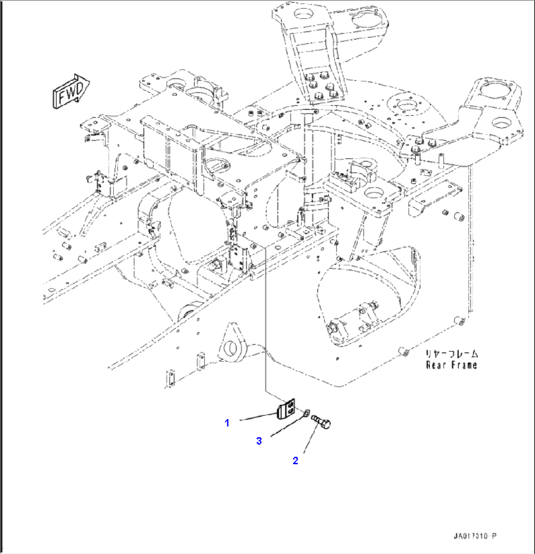 M4100-001014 ENGINE HOOD PLATE