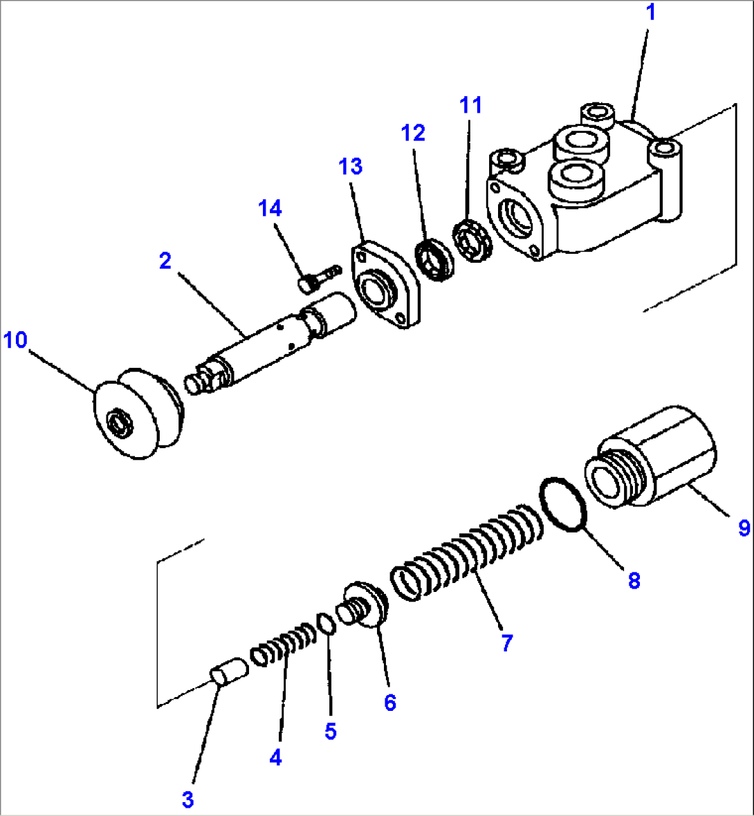 H4410-06A0 STEERING HYDRAULIC PIPING STOP VALVE