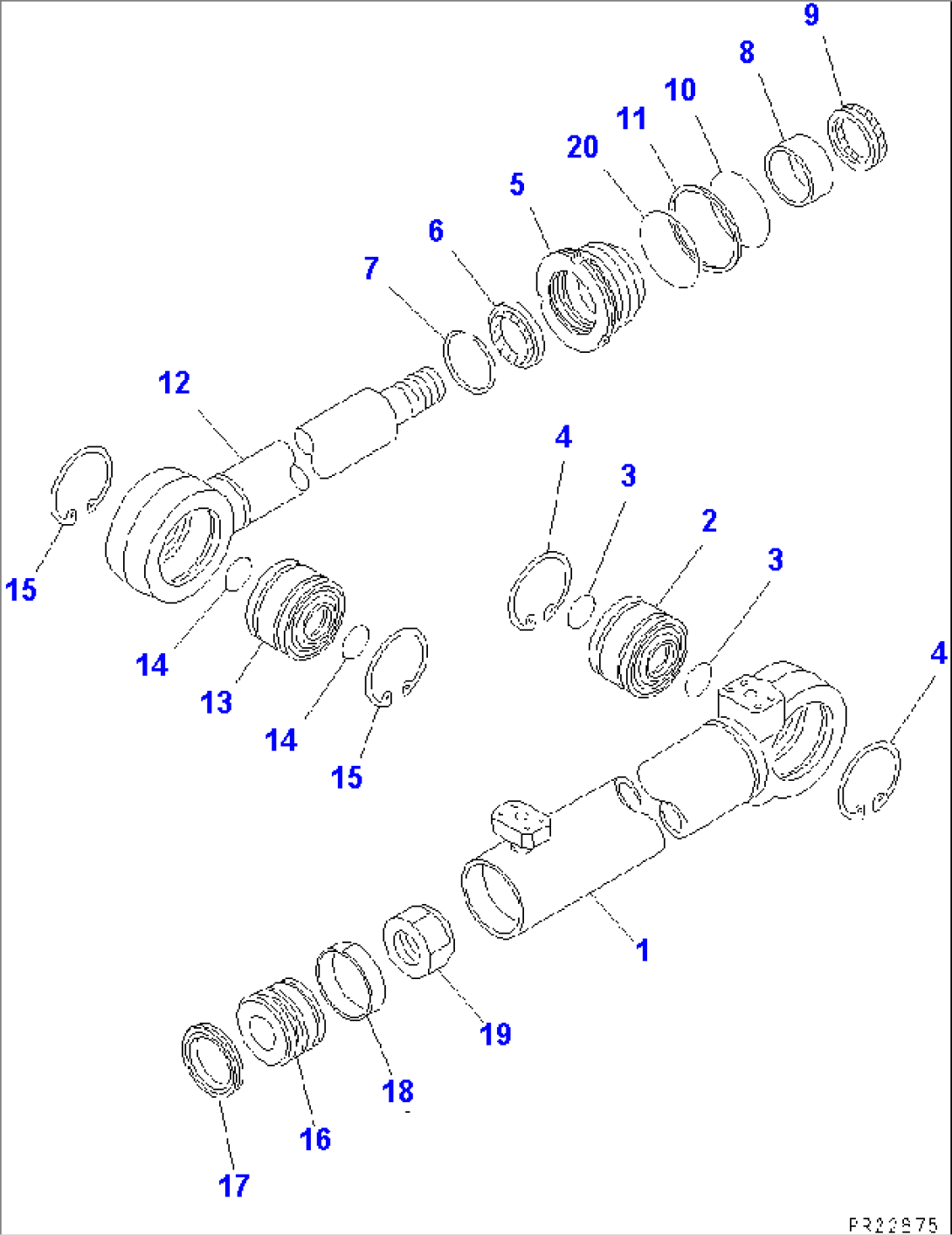 STEERING CYLINDER (INNER PARTS)