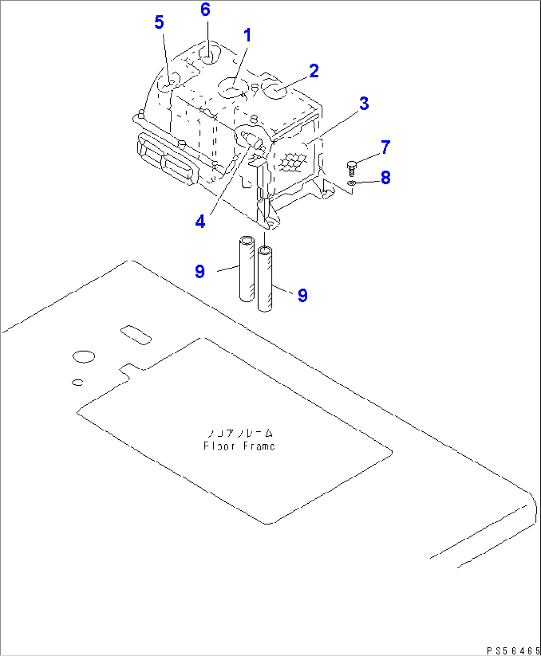 AIR CONDITIONER (1/9) (COOLER UNIT AND RELATED PARTS)(#4501-4629)