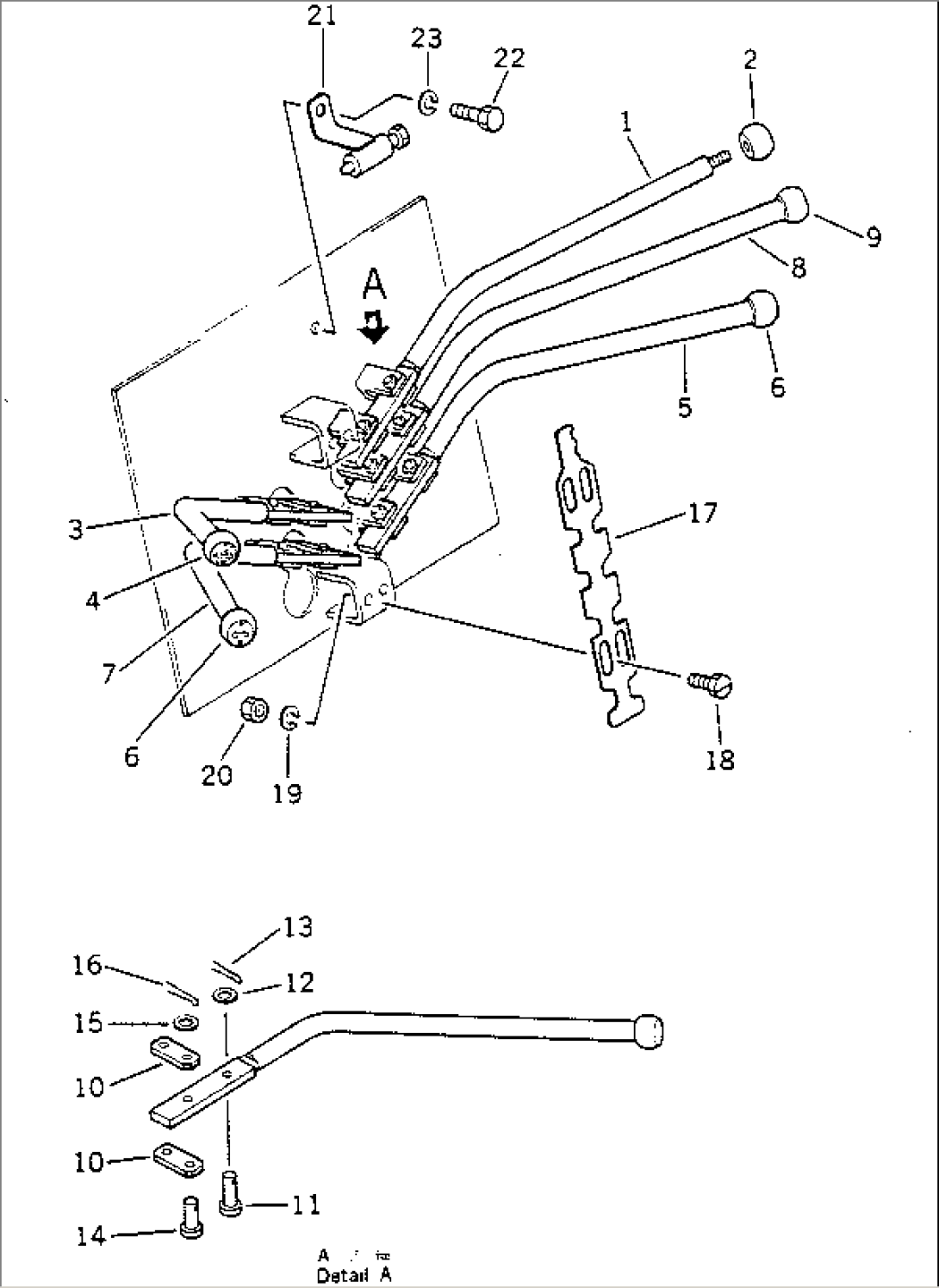 HYDRAULIC CONTROL LEVER