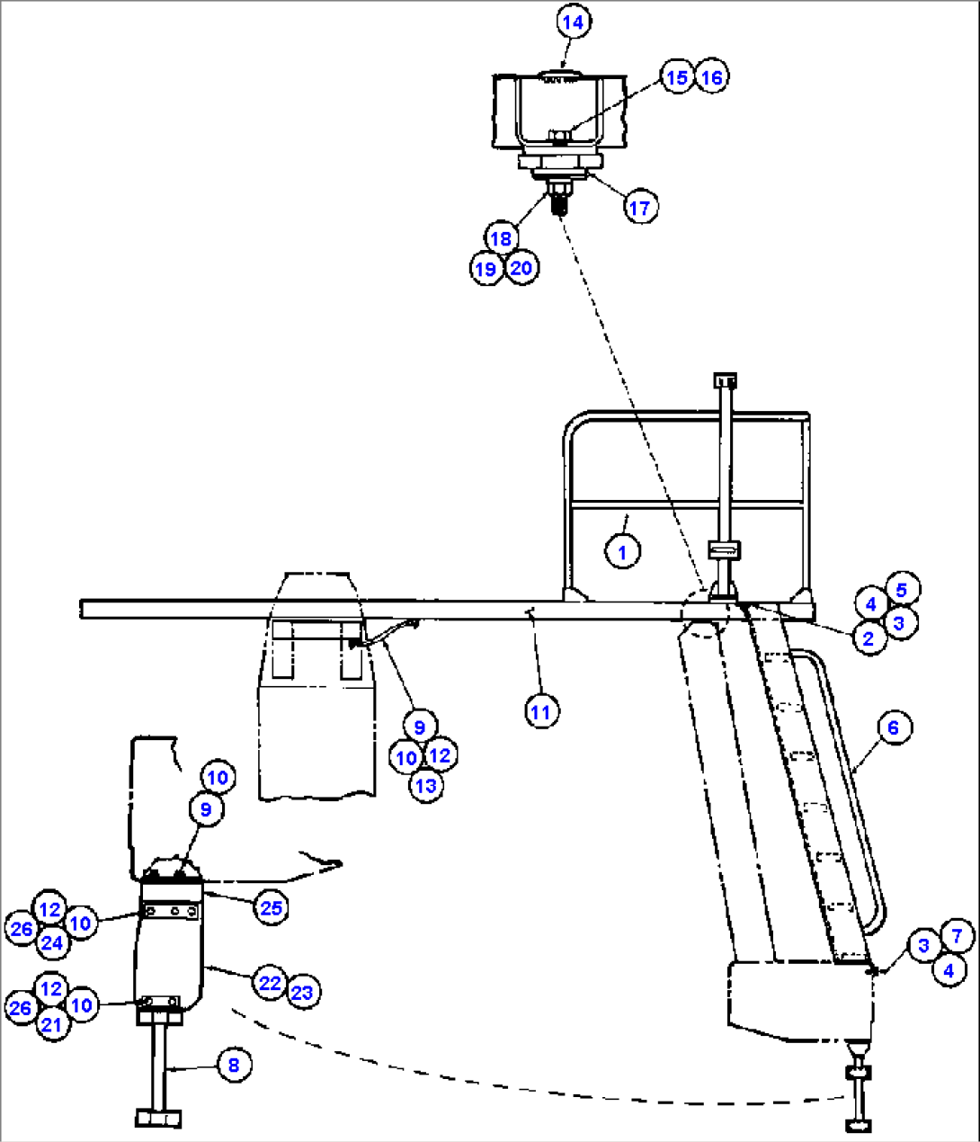 RIGHT DECK, LADDER & STEP