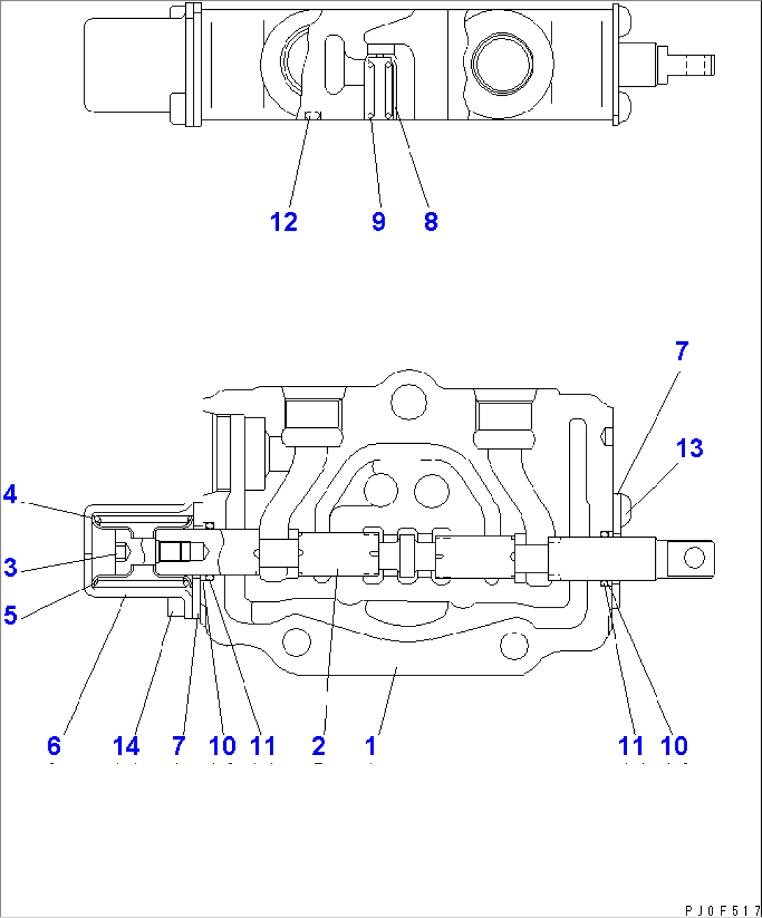 MAIN VALVE (3/10) (DUMP)