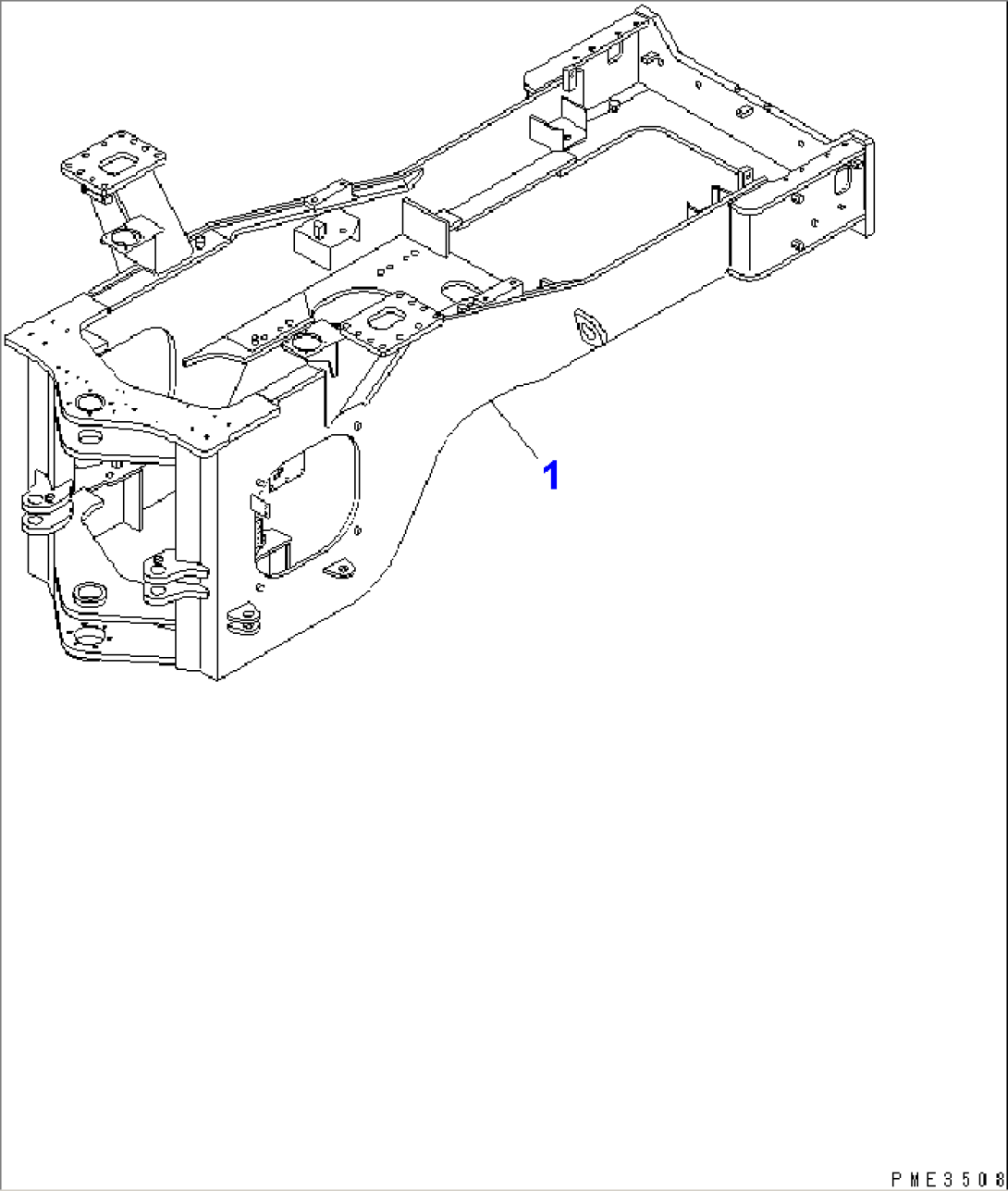 REAR FRAME (WITH EMERGENCY STEERING)