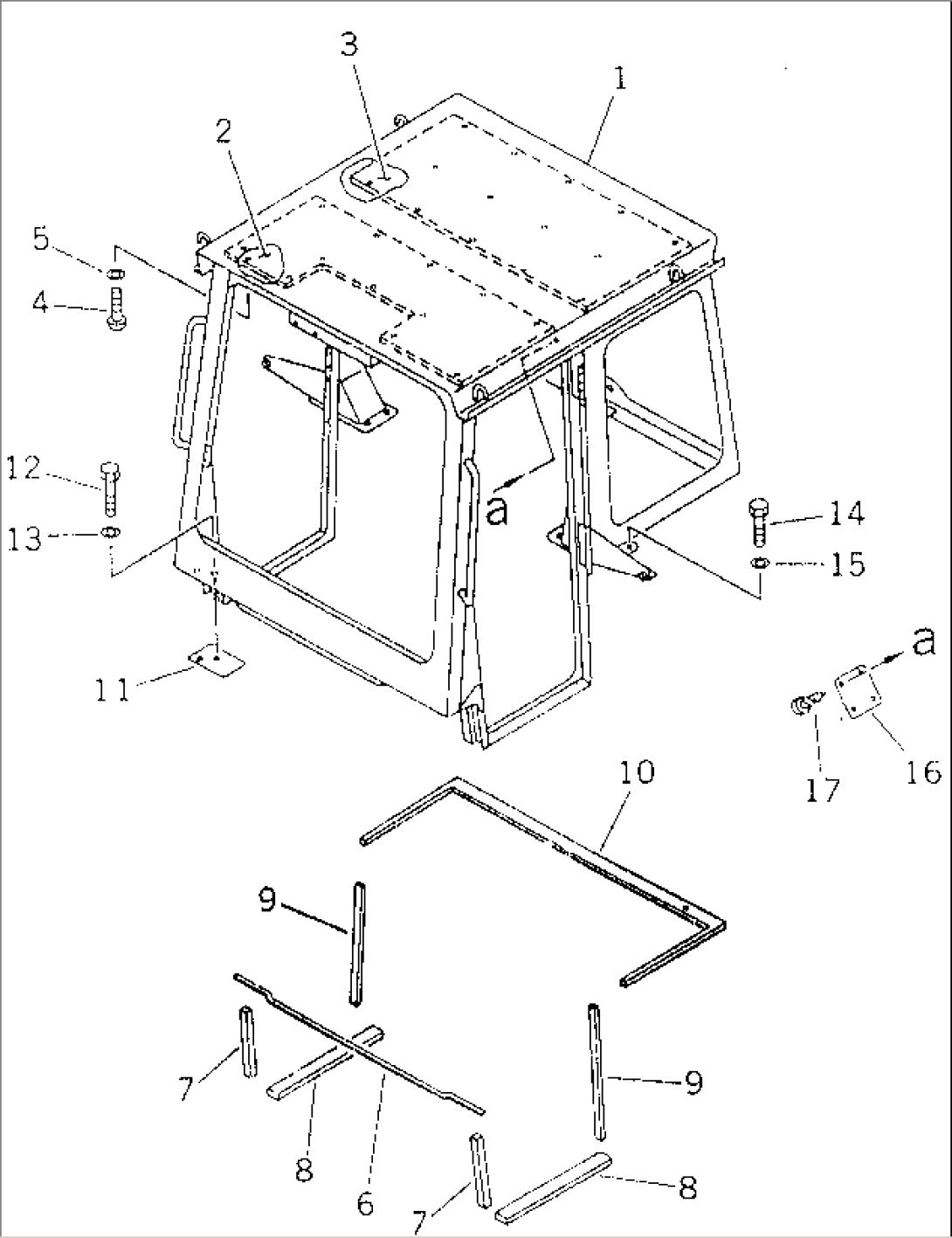 STEEL CAB (1/4) (FOR JAPAN)(#1188-)