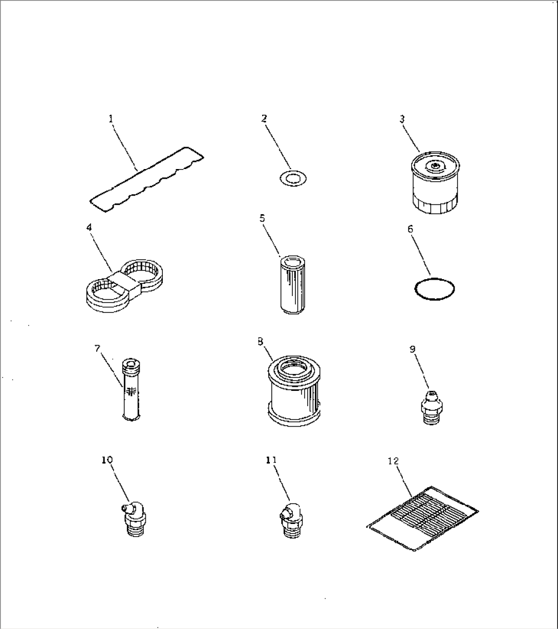 SPARE PARTS (FOR TURKEY) (TROPICAL TERRAIN SPECIFICATIONS)