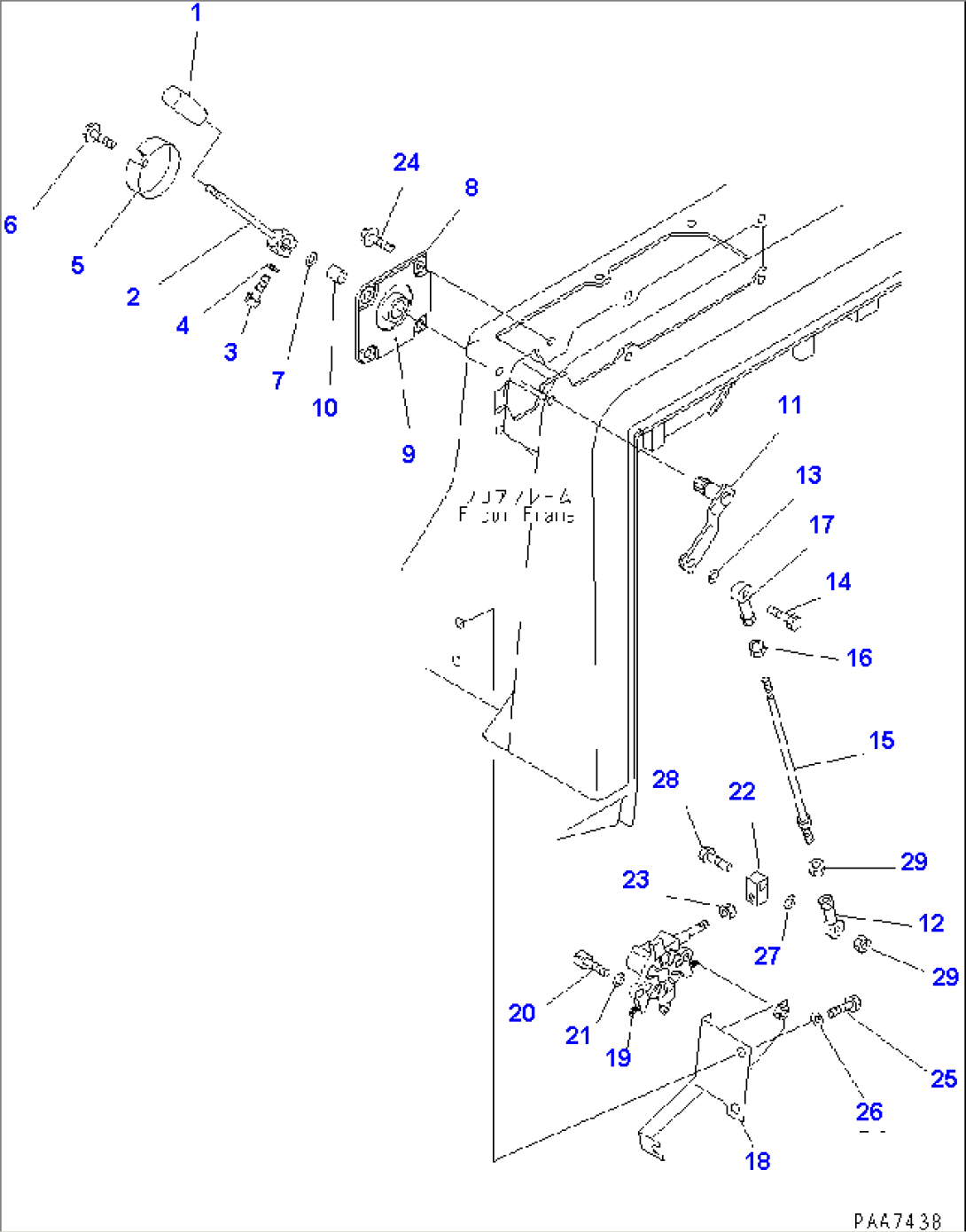 FLOOR FRAME (FUEL CONTROL)