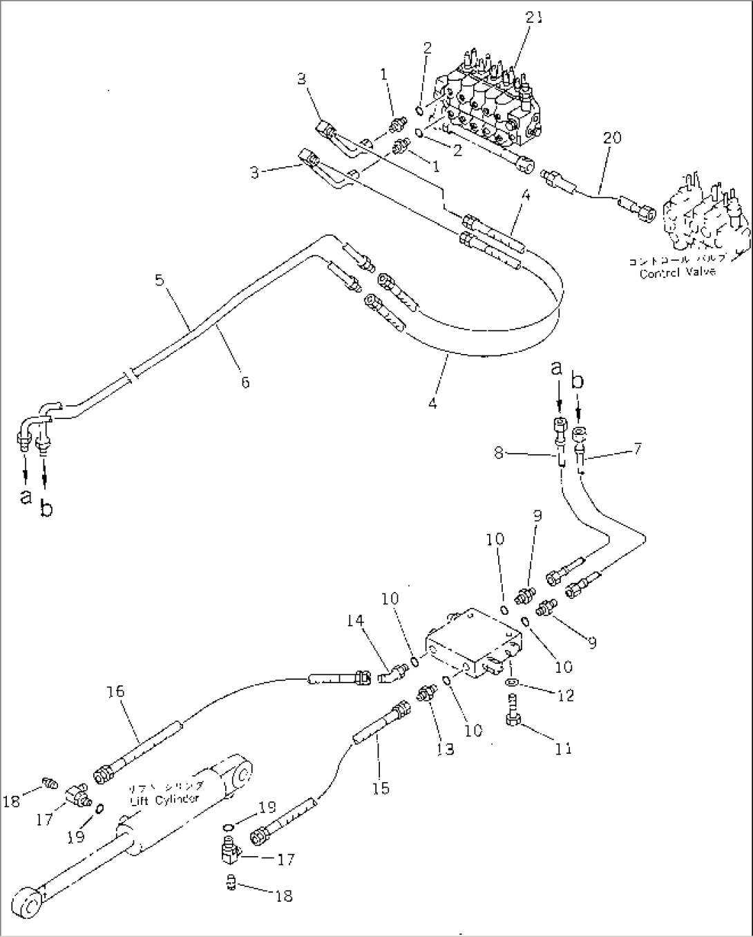 HYDRAULIC PIPING (SCARIFIER CYLINDER LINE)