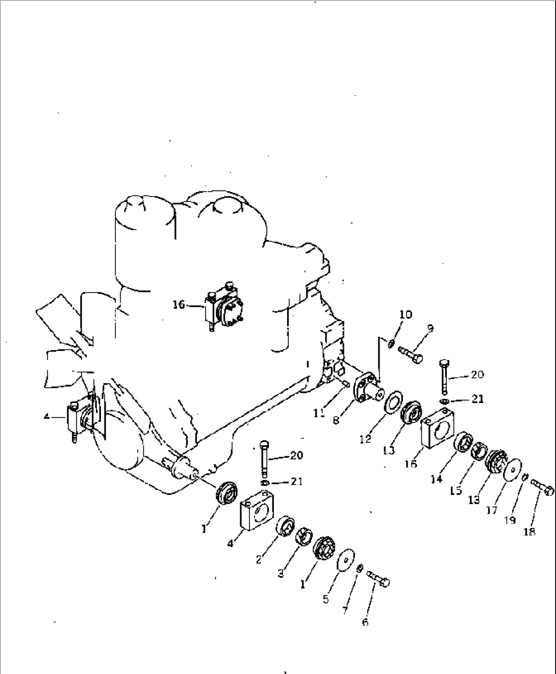 ENGINE MOUNT(#3001-)