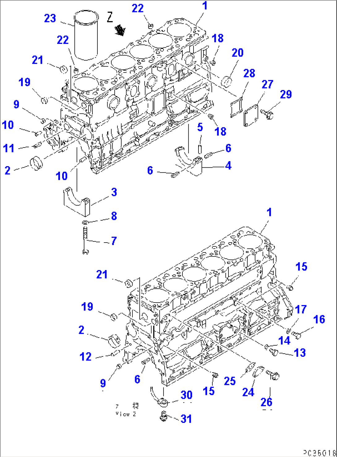 CYLINDER BLOCK(#19030-29034)