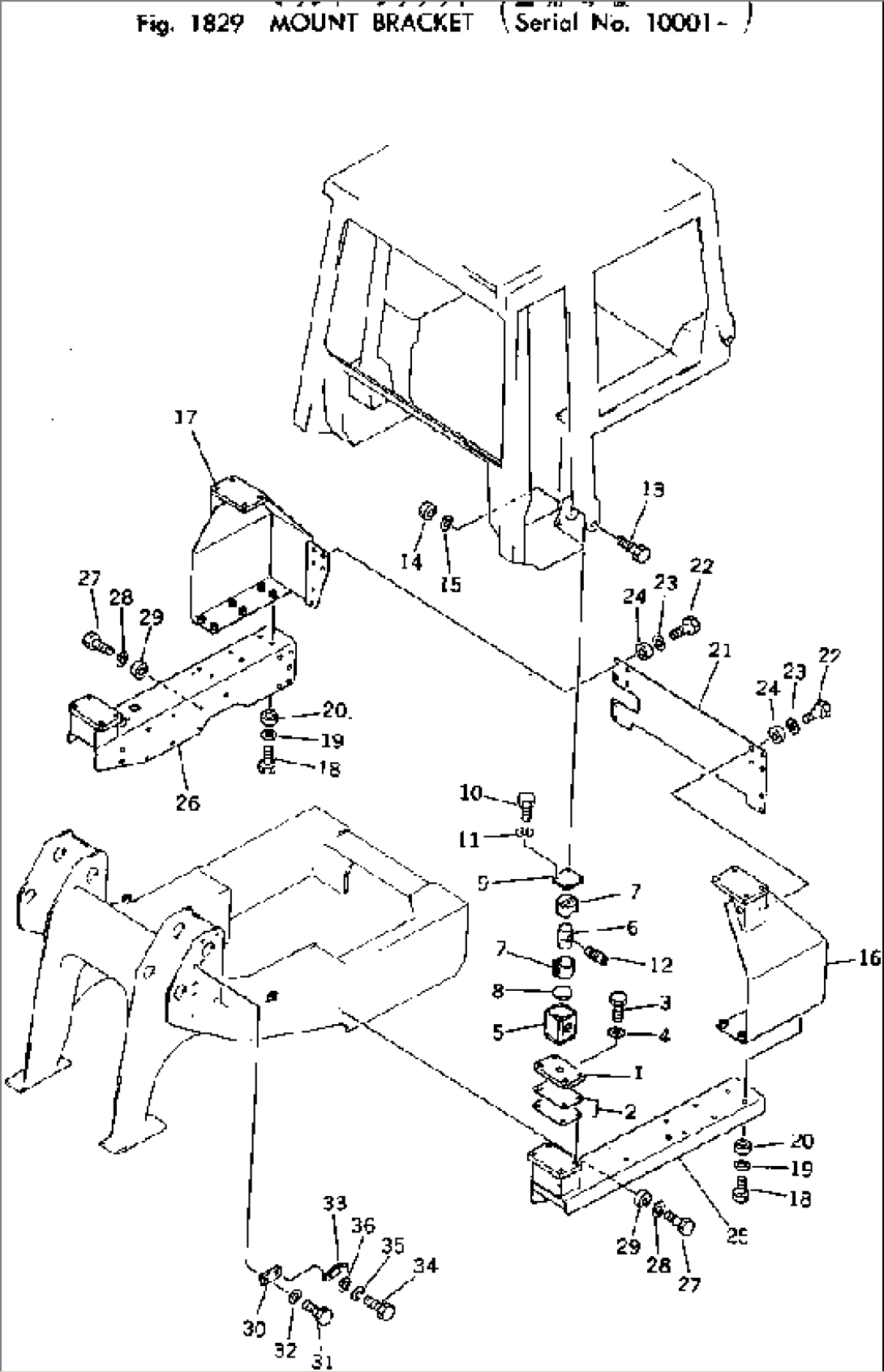 MOUNT BRACKET(#10001-)