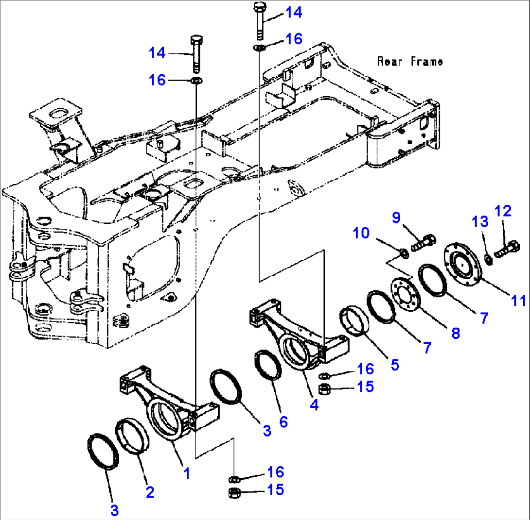 J4210-01A0 REAR AXLE SUPPORT