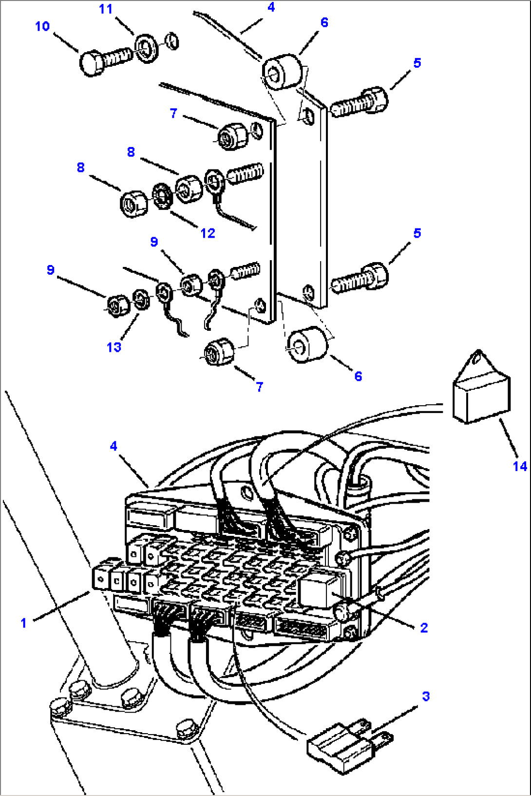 FIG. E1401-01A3 FUSE BOX