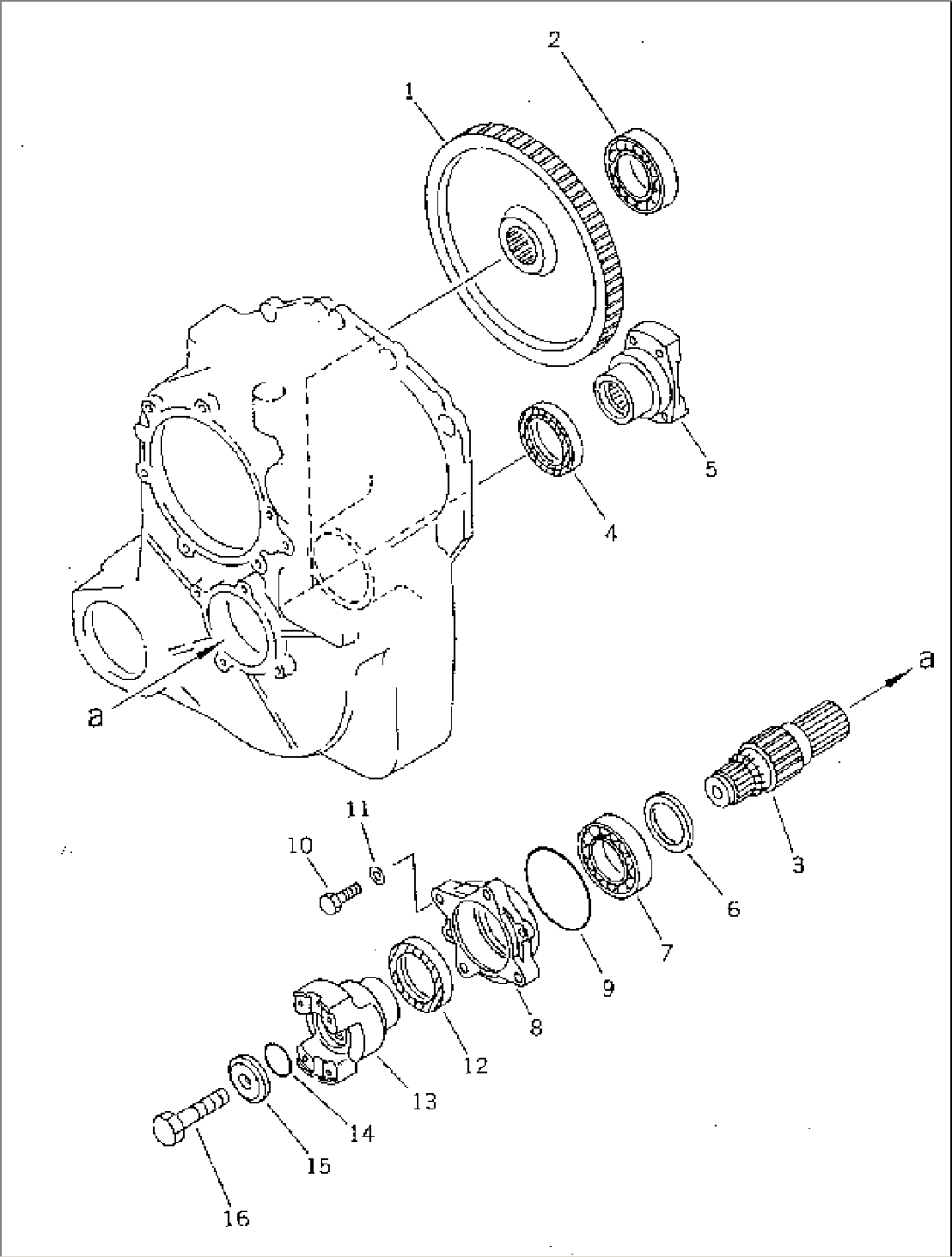 TRANSMISSION (OUTPUT SHAFT)