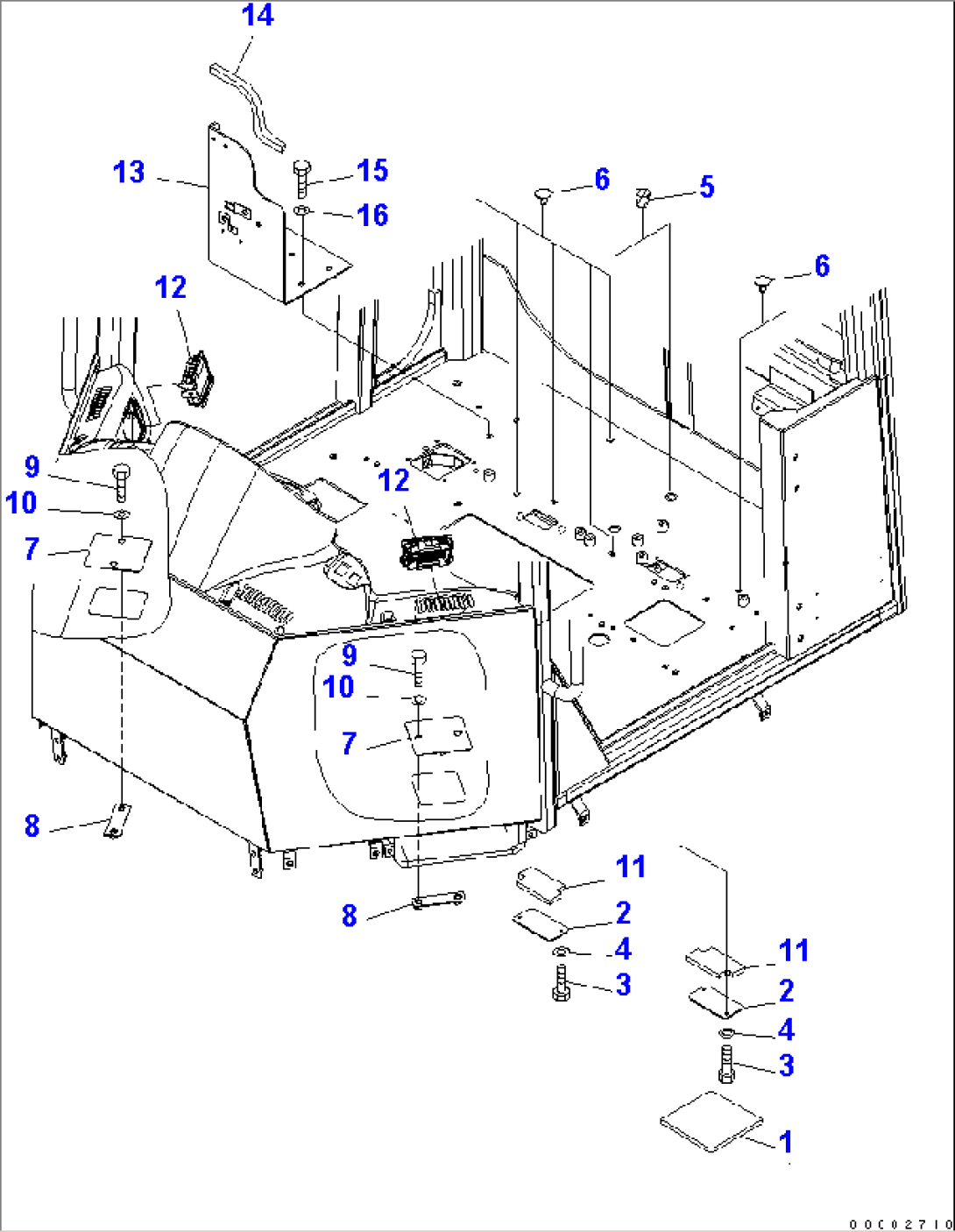 FLOOR (PLUG) (AIR CONDITIONER LESS) (FOR CANOPY)