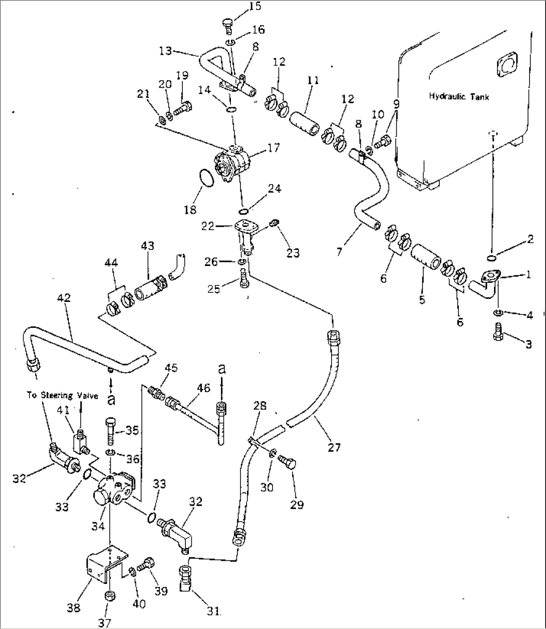 STEERING PIPING