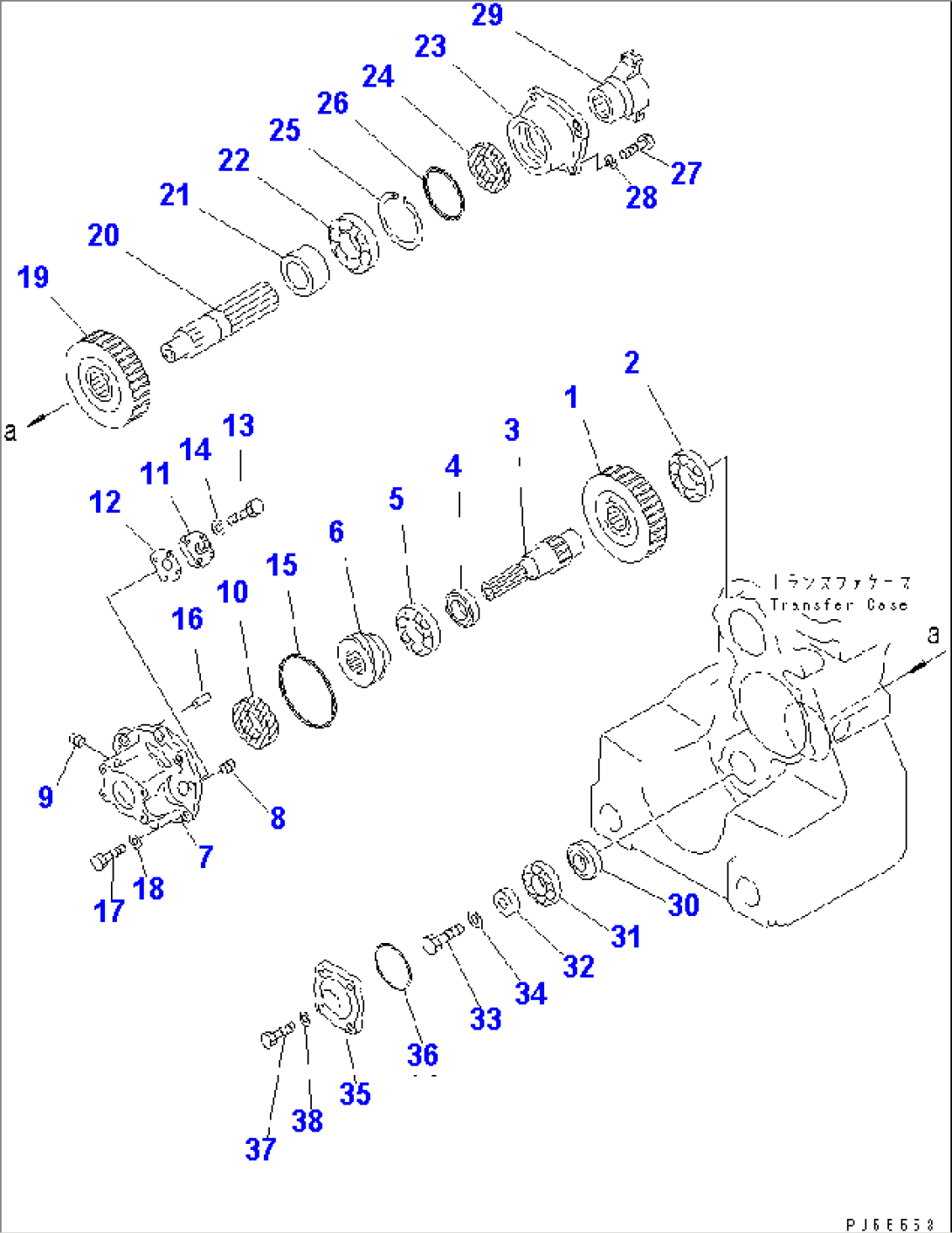 TRANSMISSION (OUTPUT SHAFT 2/2)