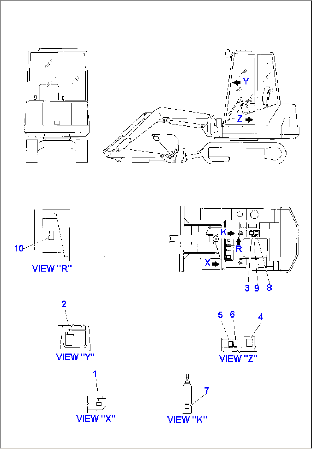 MARKS AND PLATES (FOR OPERATOR