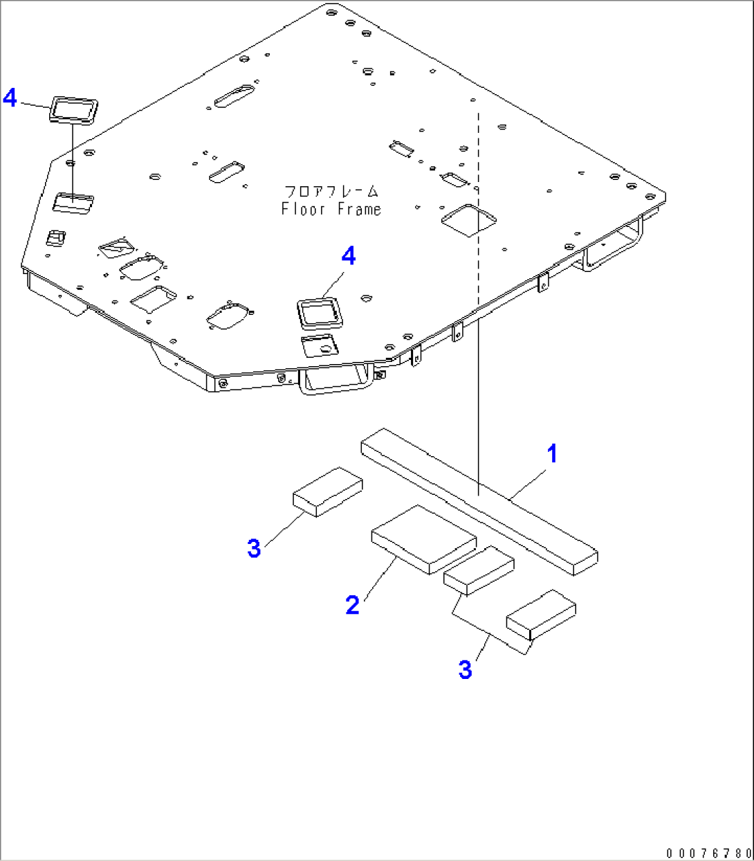FLOOR FRAME (SOUND INSULATION)