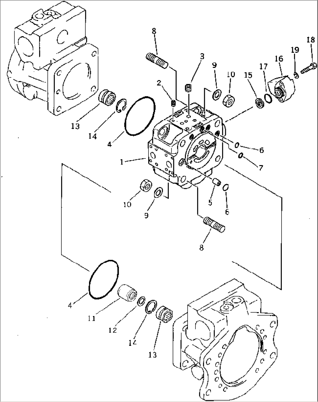 HYDRAULIC PUMP¤ END CAP