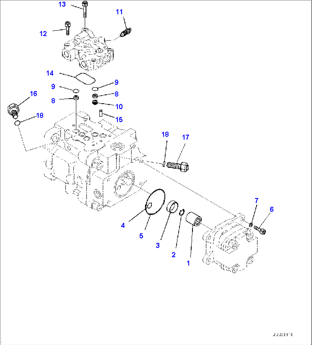 Engine Unit, Piston Pump (5/5) (#20509-21128)