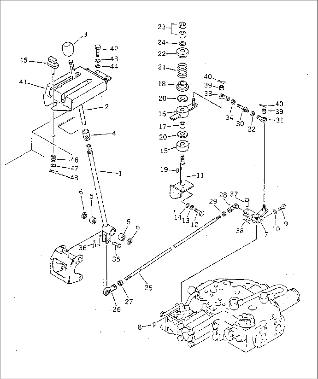 WINCH CONTROL LEVER