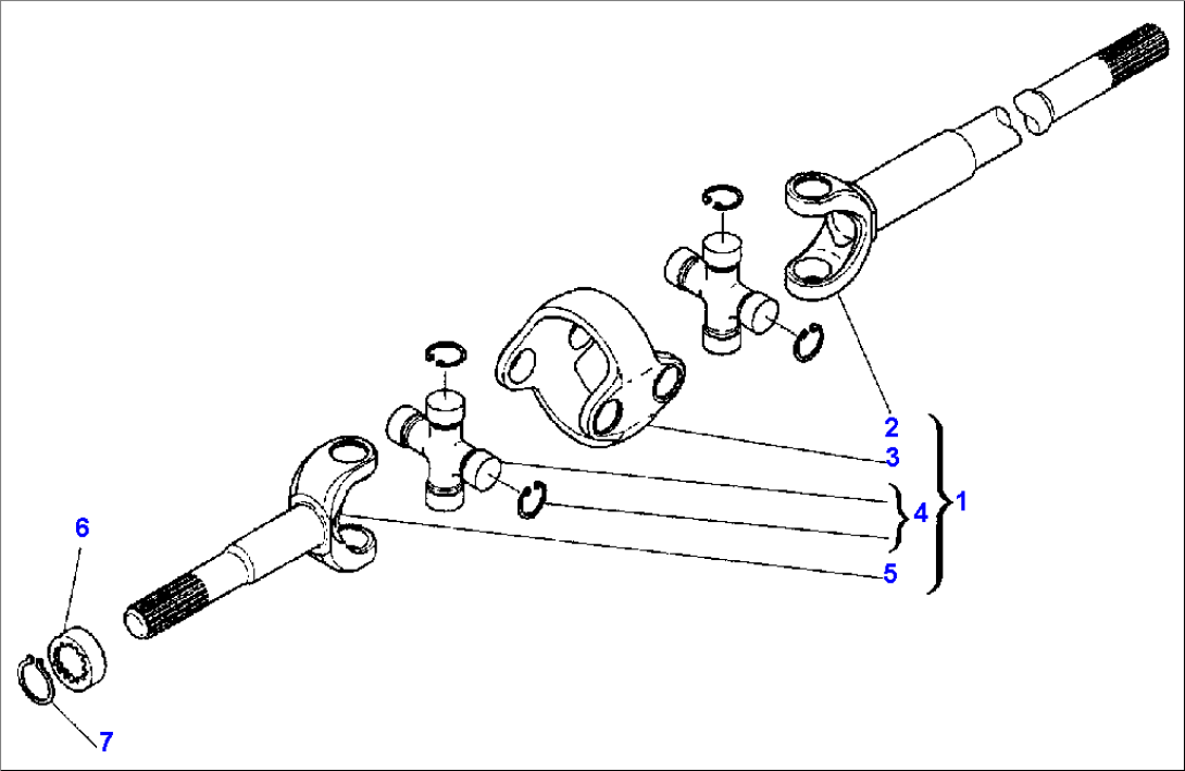 FRONT AXLE (4WD) (5/6)
