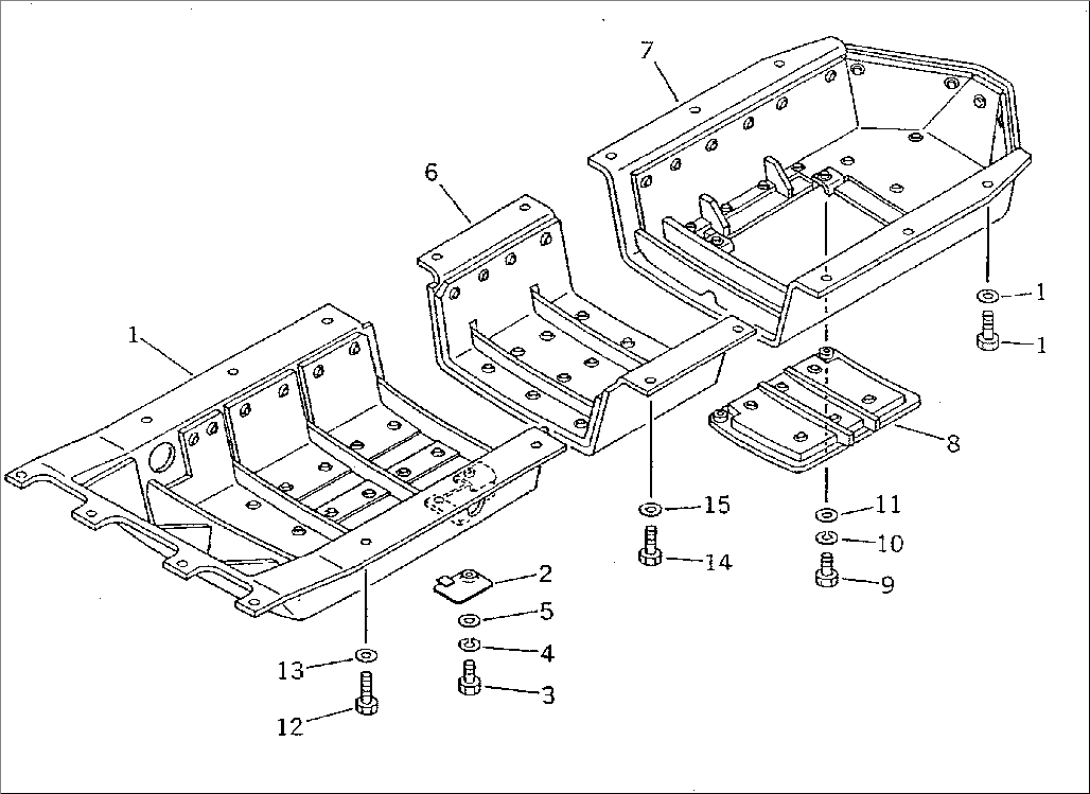 ENGINE BOTTOM GUARD (TBG SPEC.)(#15001-16500)