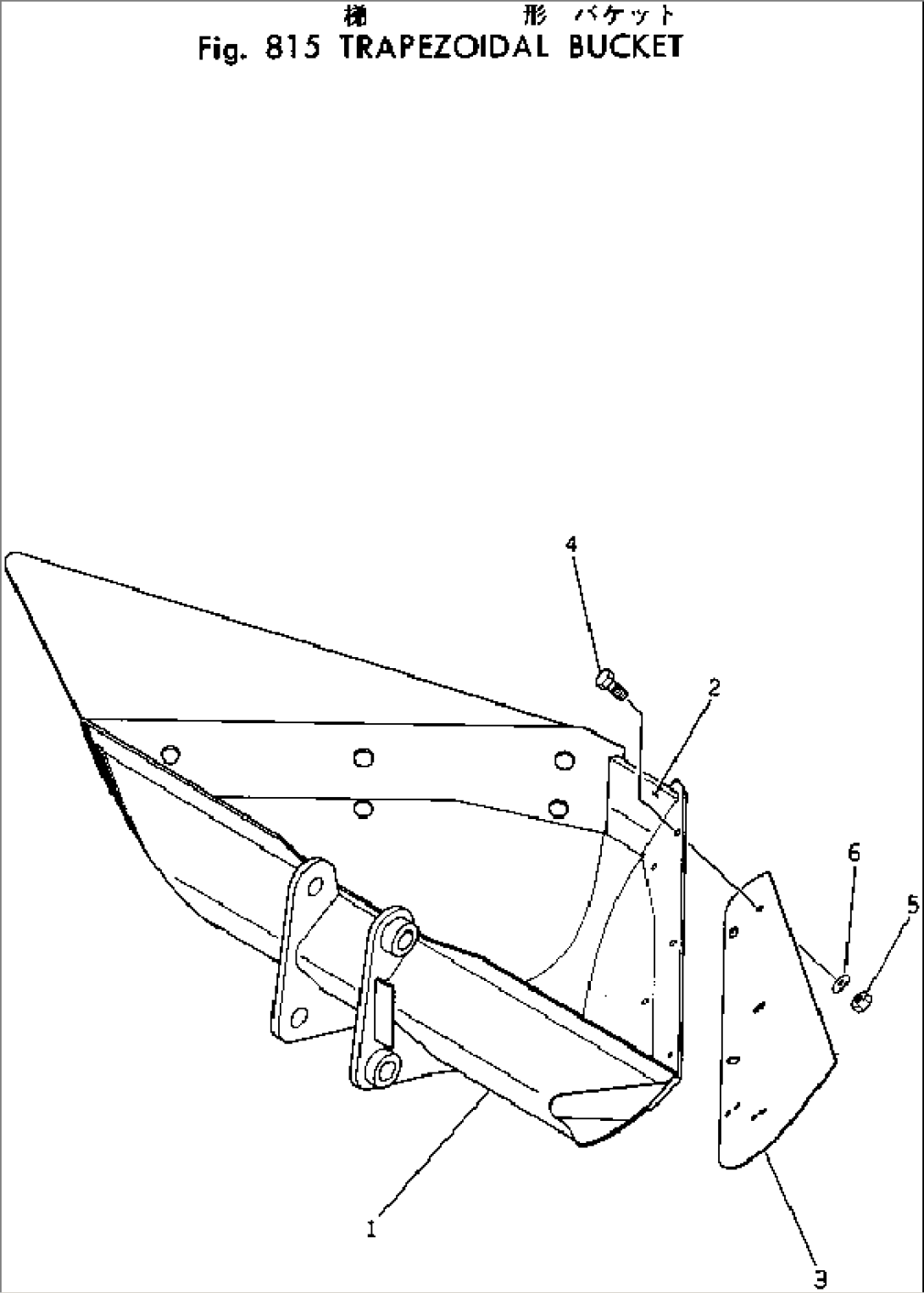TRAPEZOIDAL BUCKET