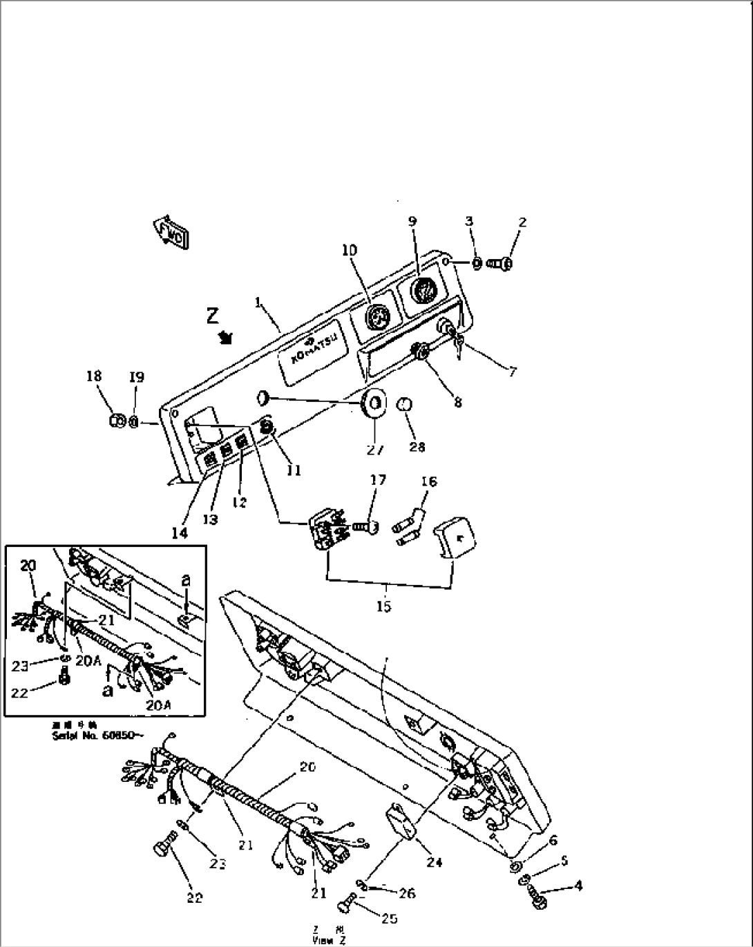 INSTRUMENT PANEL (FOR PEDAL STEERING)