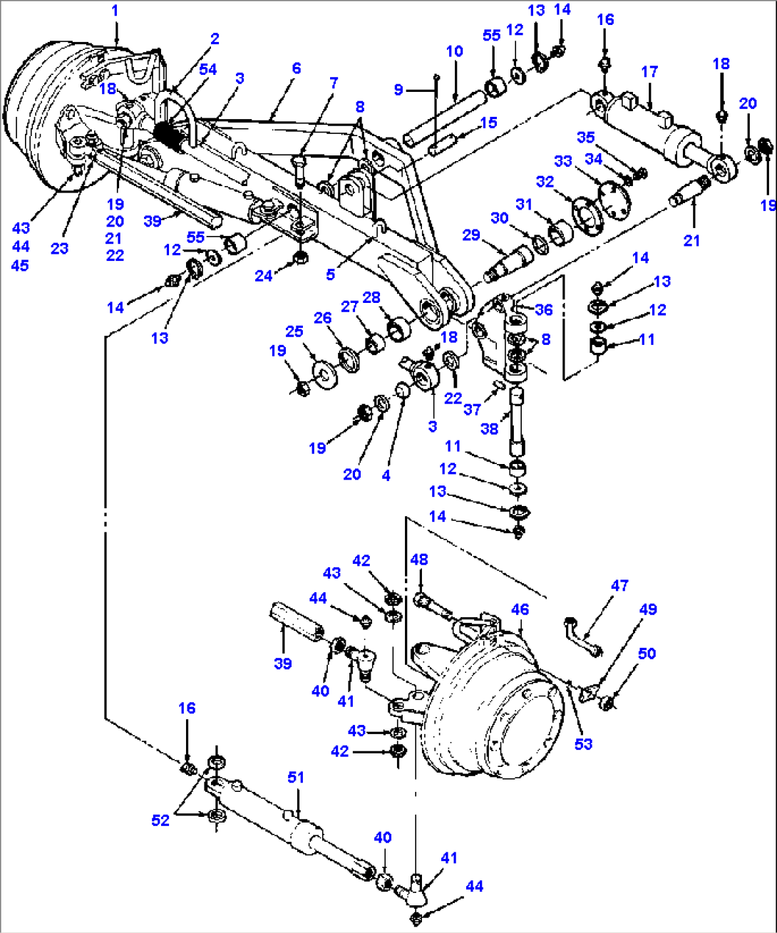 AWD FRONT AXLE WITH FRONT FENDERS