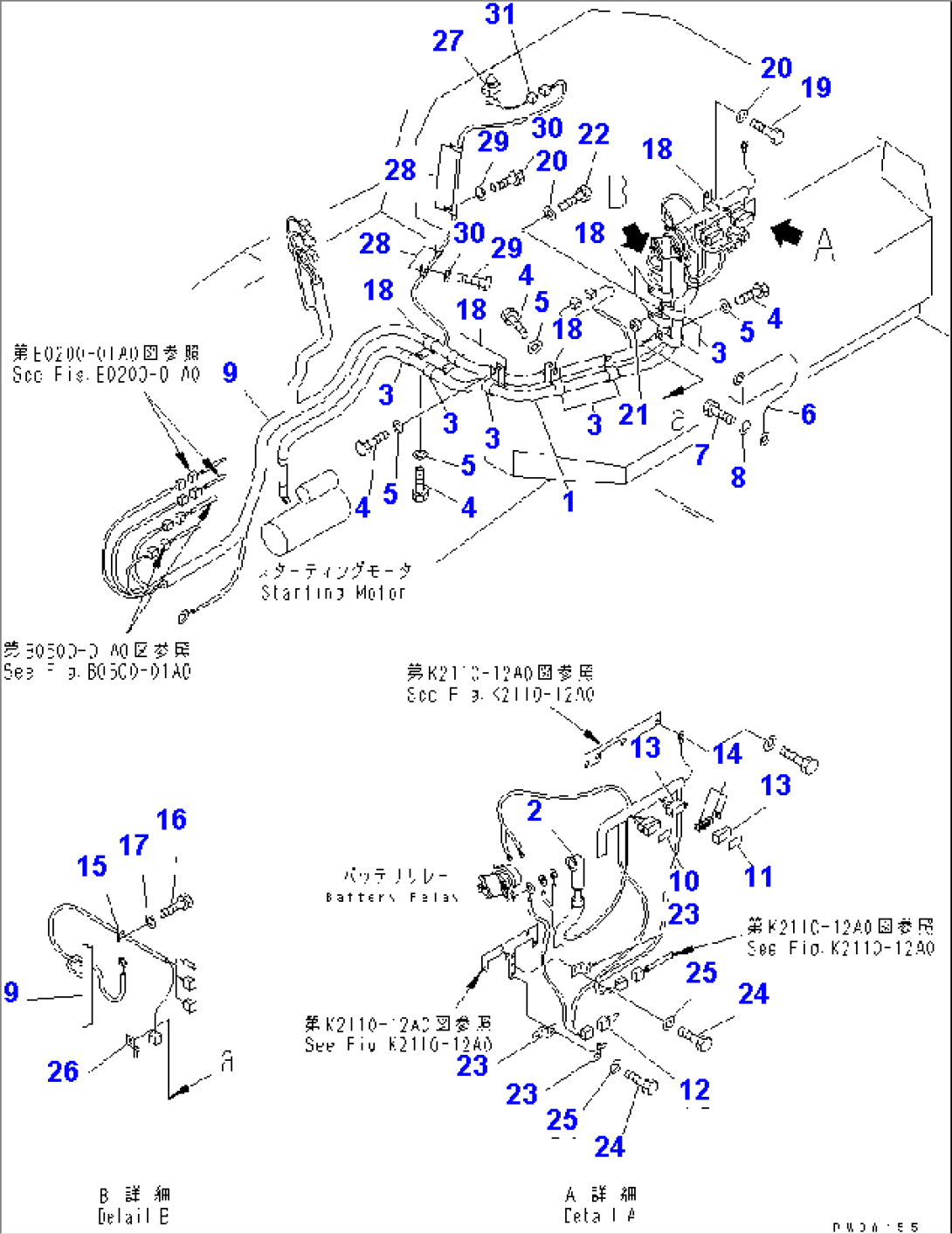 FLOOR FRAME (WIRING)(#50001-50200)