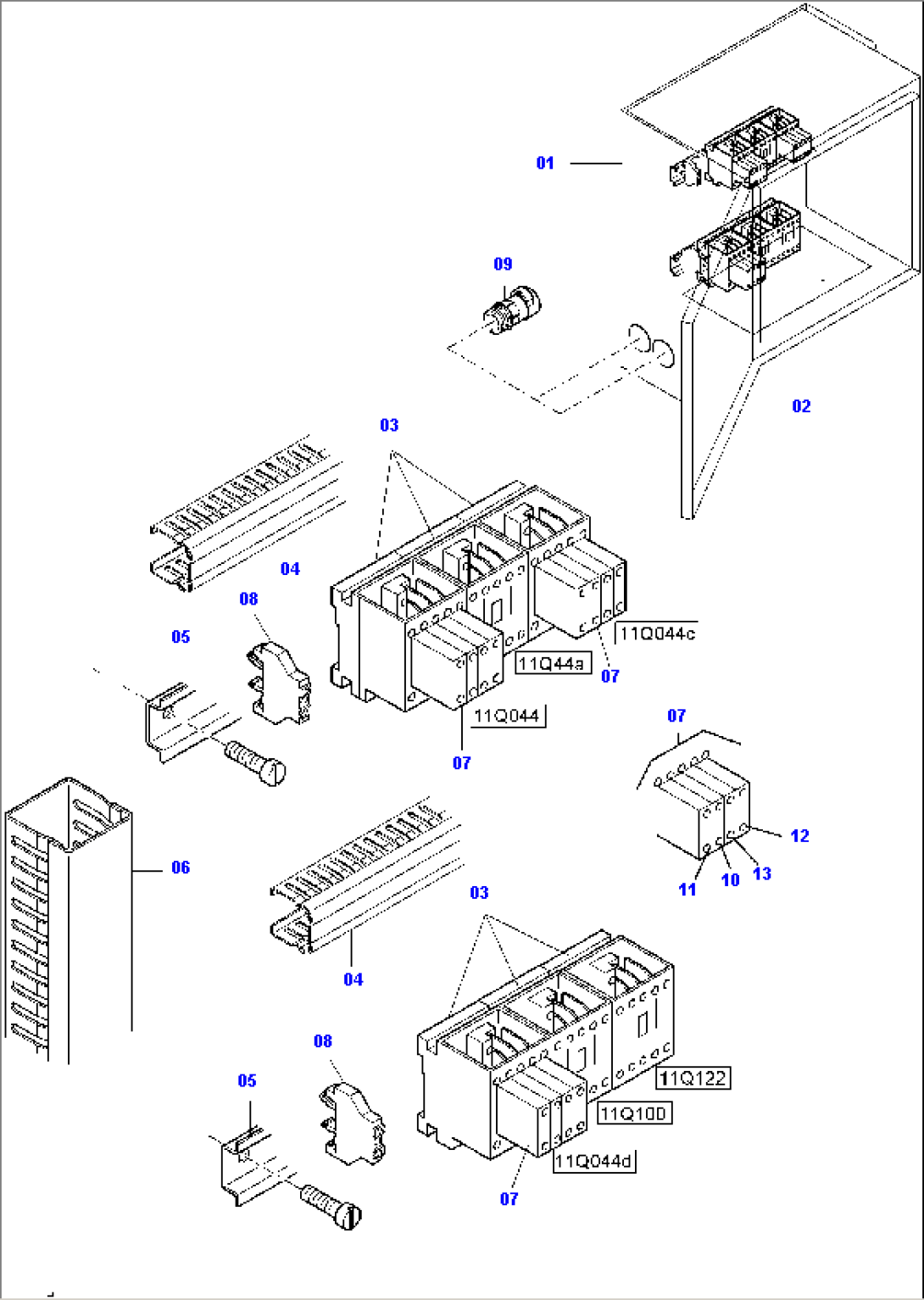 Switch cabinet Ort 10