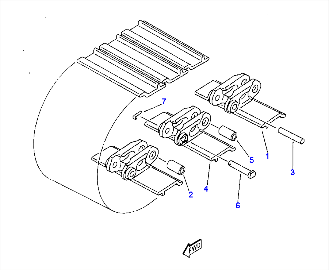 TRACK SHOE (DOUBLE GROUSER)