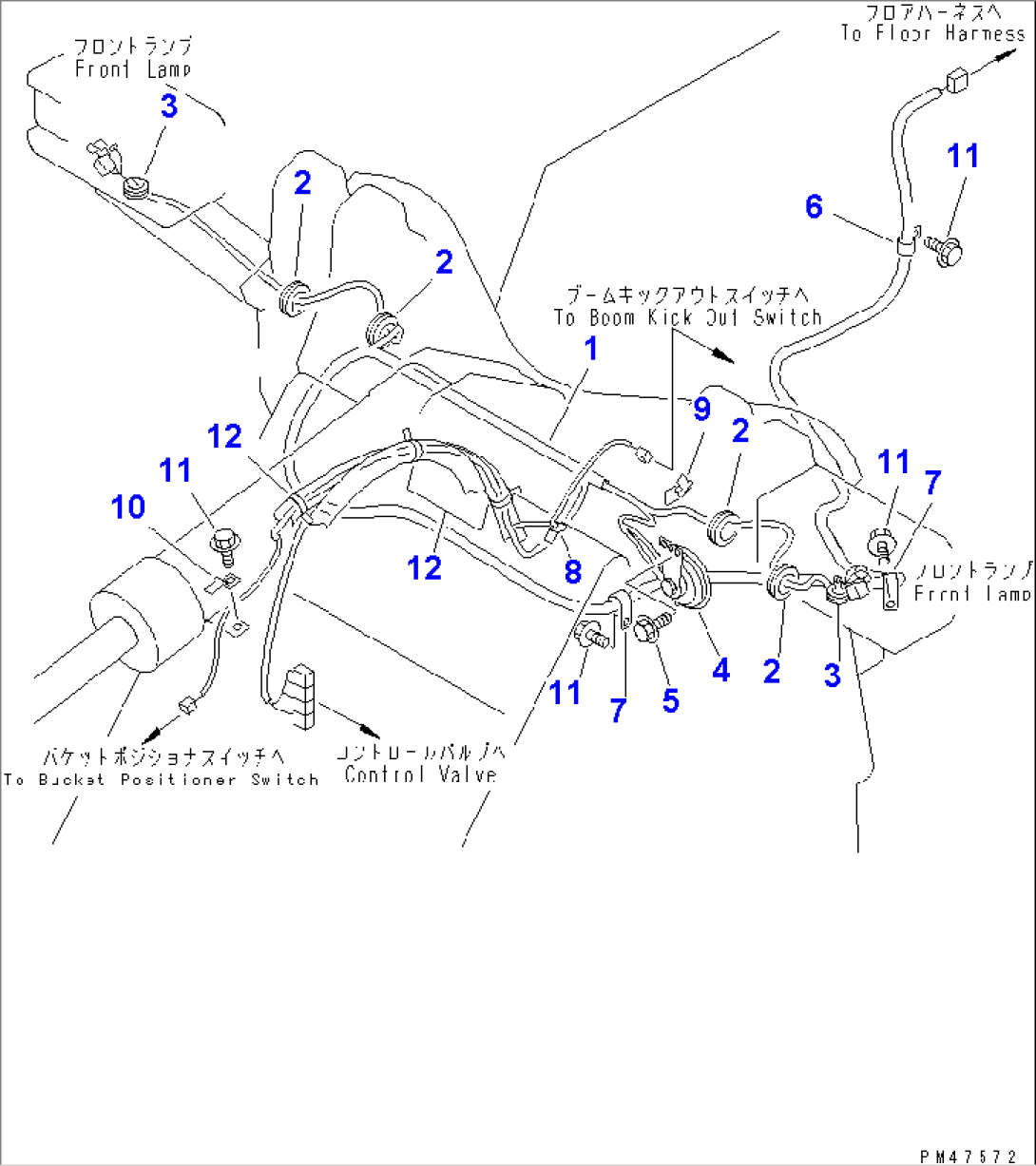 ELECTRICAL SYSTEM (FRONT FRAME LINE)(#50001-)