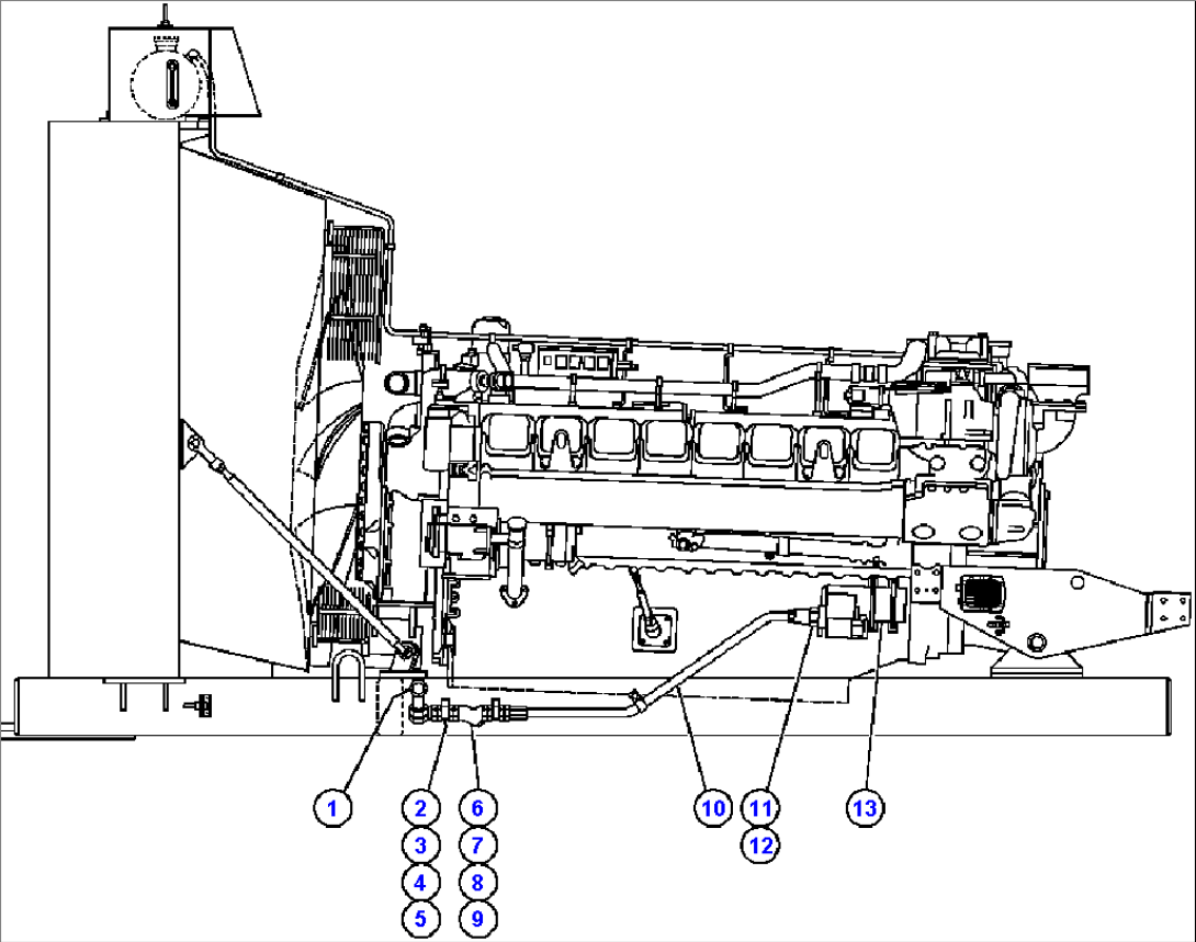 AIR STARTER PIPING