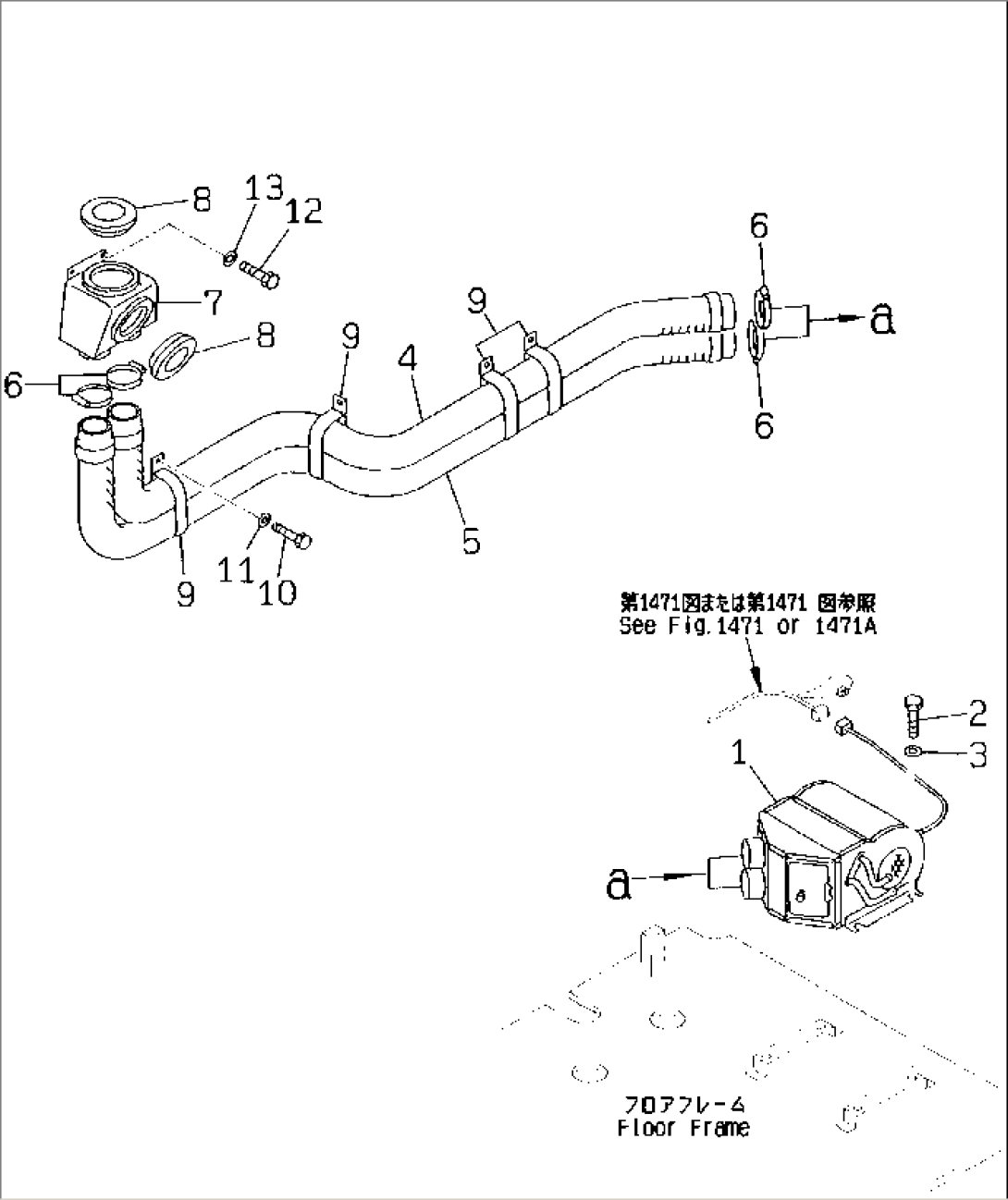 CAR HEATER AND PIPING (AIR)