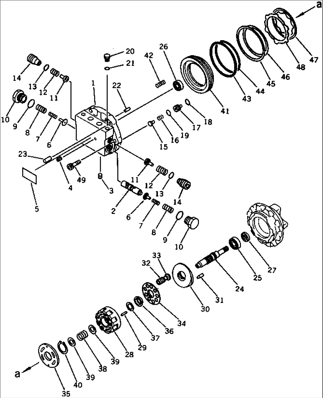 TRAVEL MOTOR (1/2)(#2028-)
