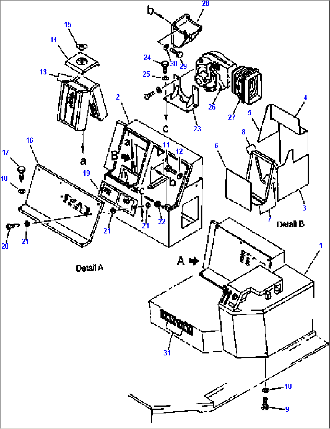 HEATER AND DEFROSTER MOUNTING