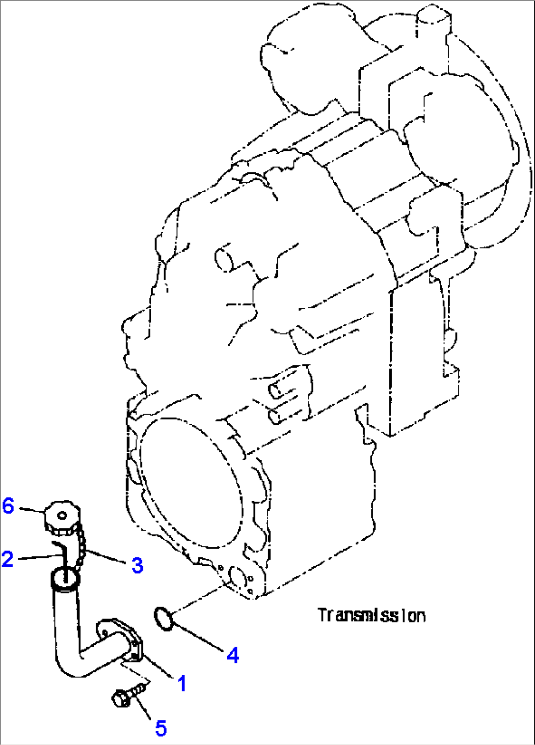 FIG NO. F4300-02A0 TRANSMISSION (OIL GAUGE AND OIL FILLER)