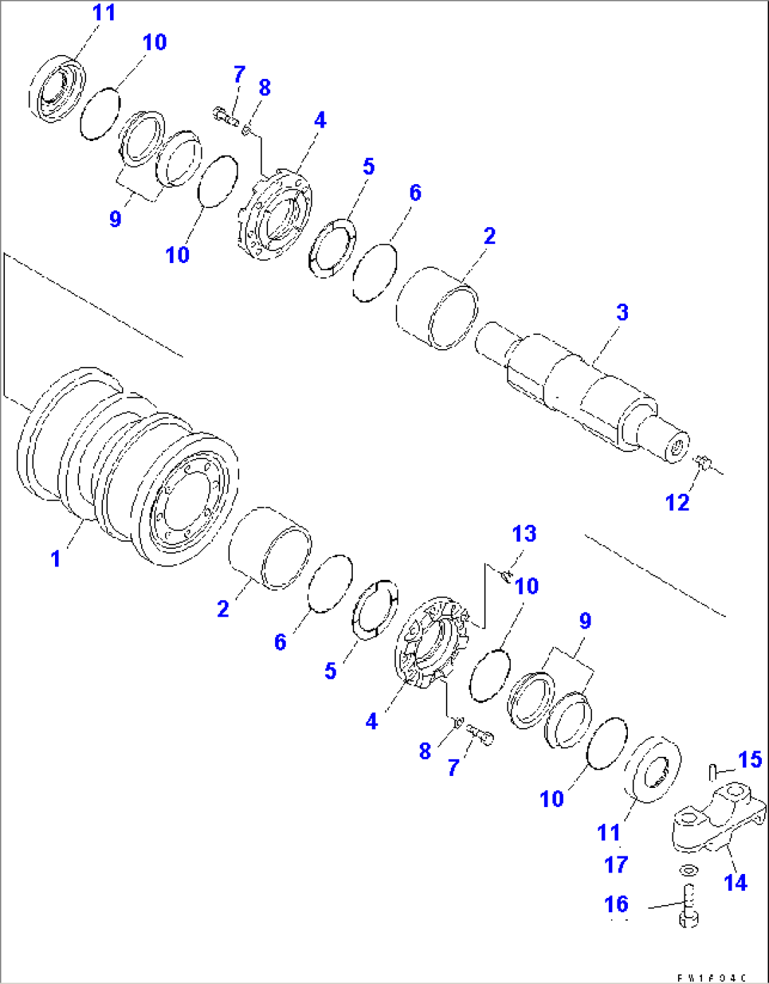 TRACK ROLLER (DOUBLE)