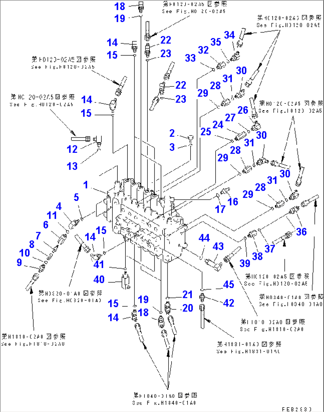 MAIN VALVE (CONNECTING PARTS)(#30893-32999)