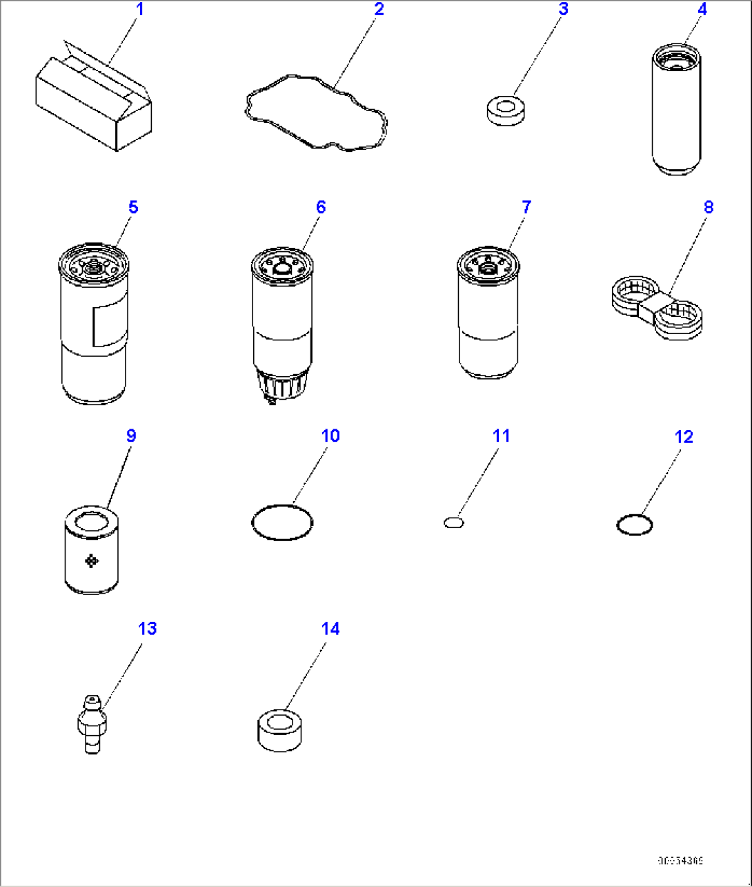 Spare Parts, (#70001-70194)