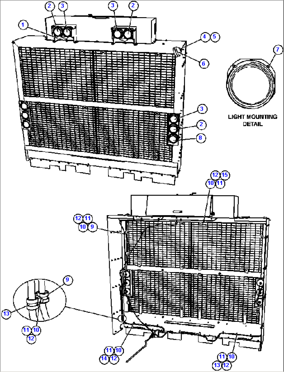 GRILLE MOUNTED LIGHTS