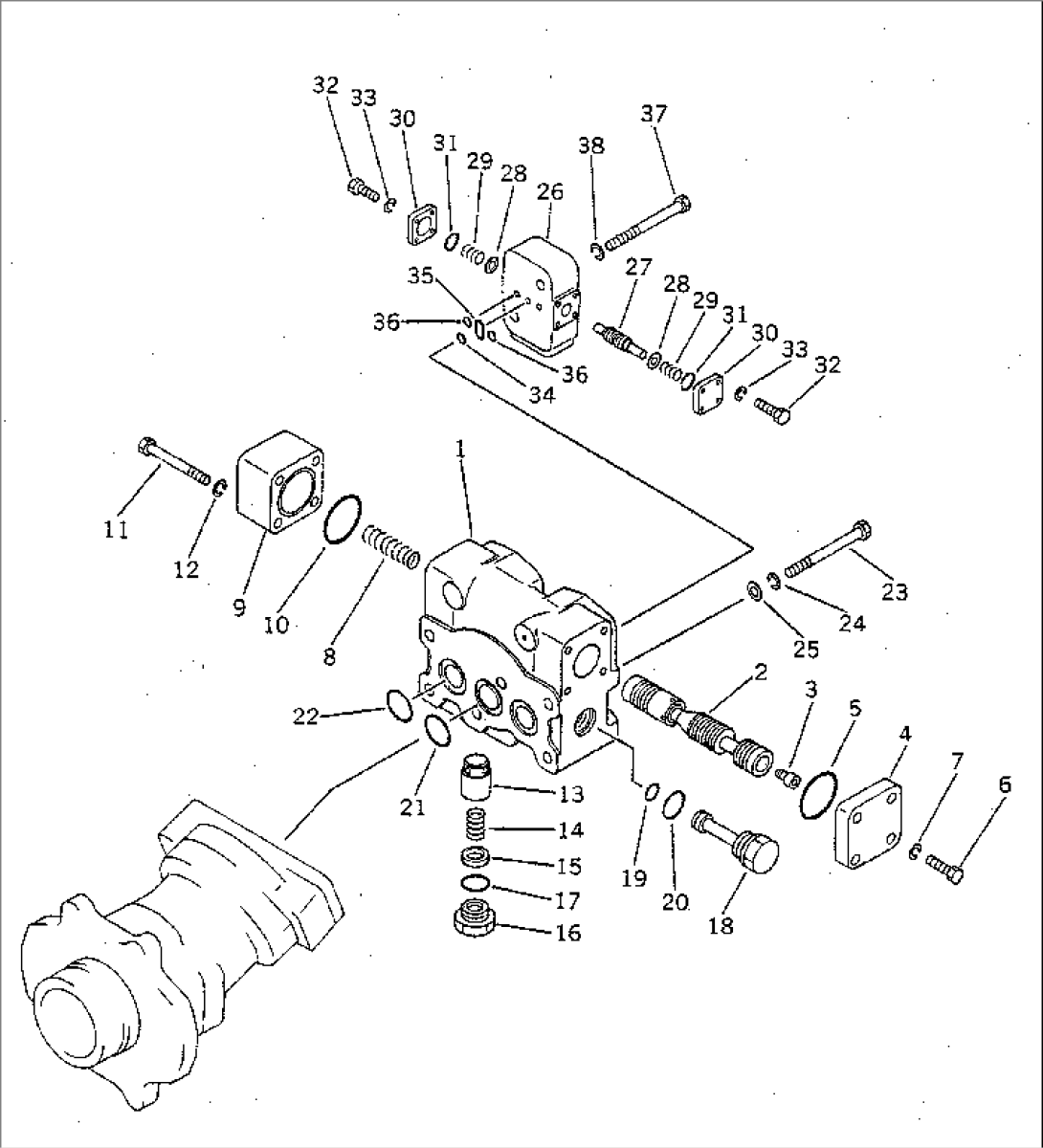 COUNTER BALANCE VALVE AND SHUTTLE VALVE