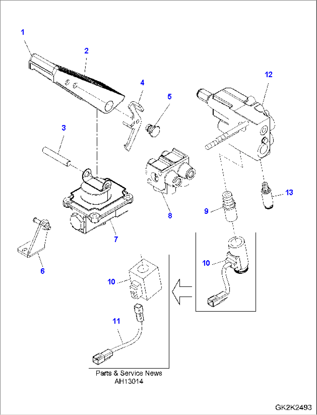 BRAKE VALVE (FOR ITALY)