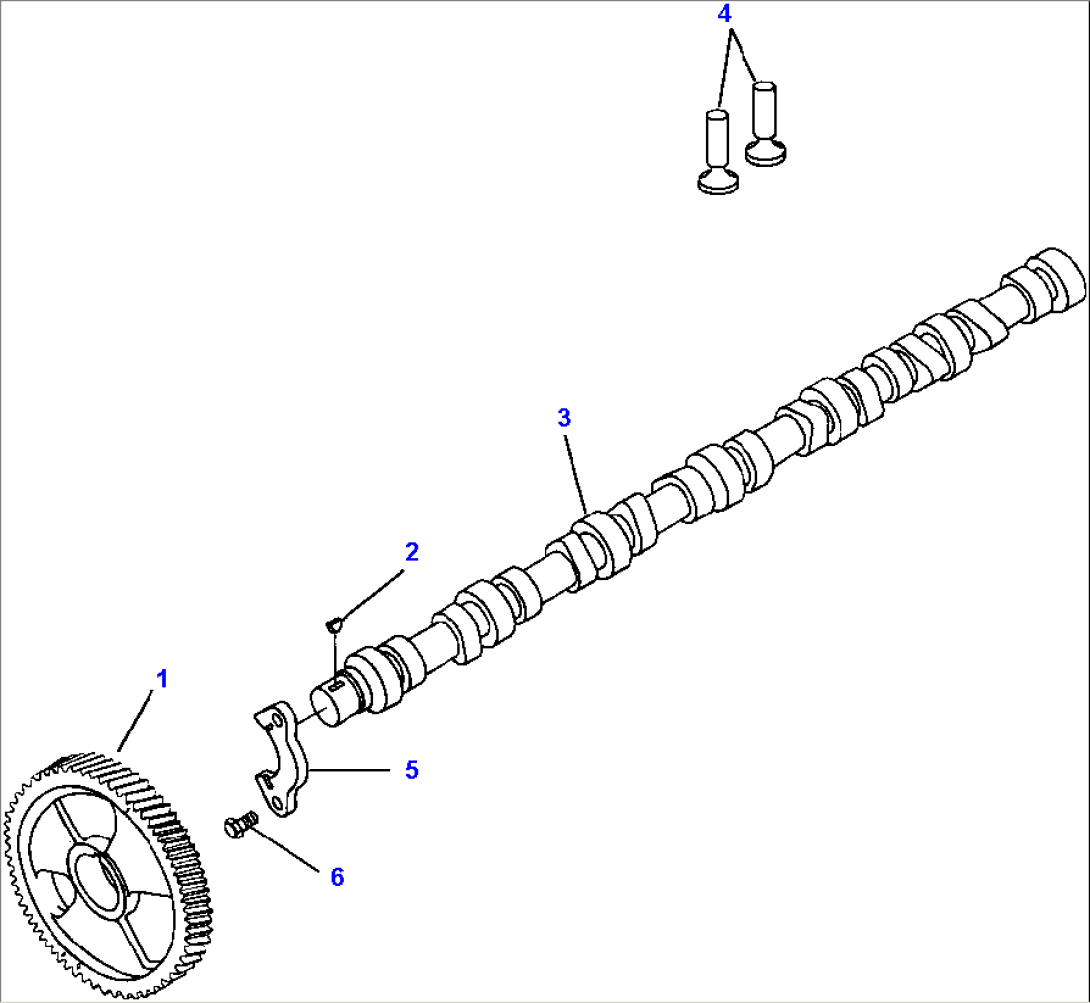 FIG. A2203-A2A4 CAMSHAFT