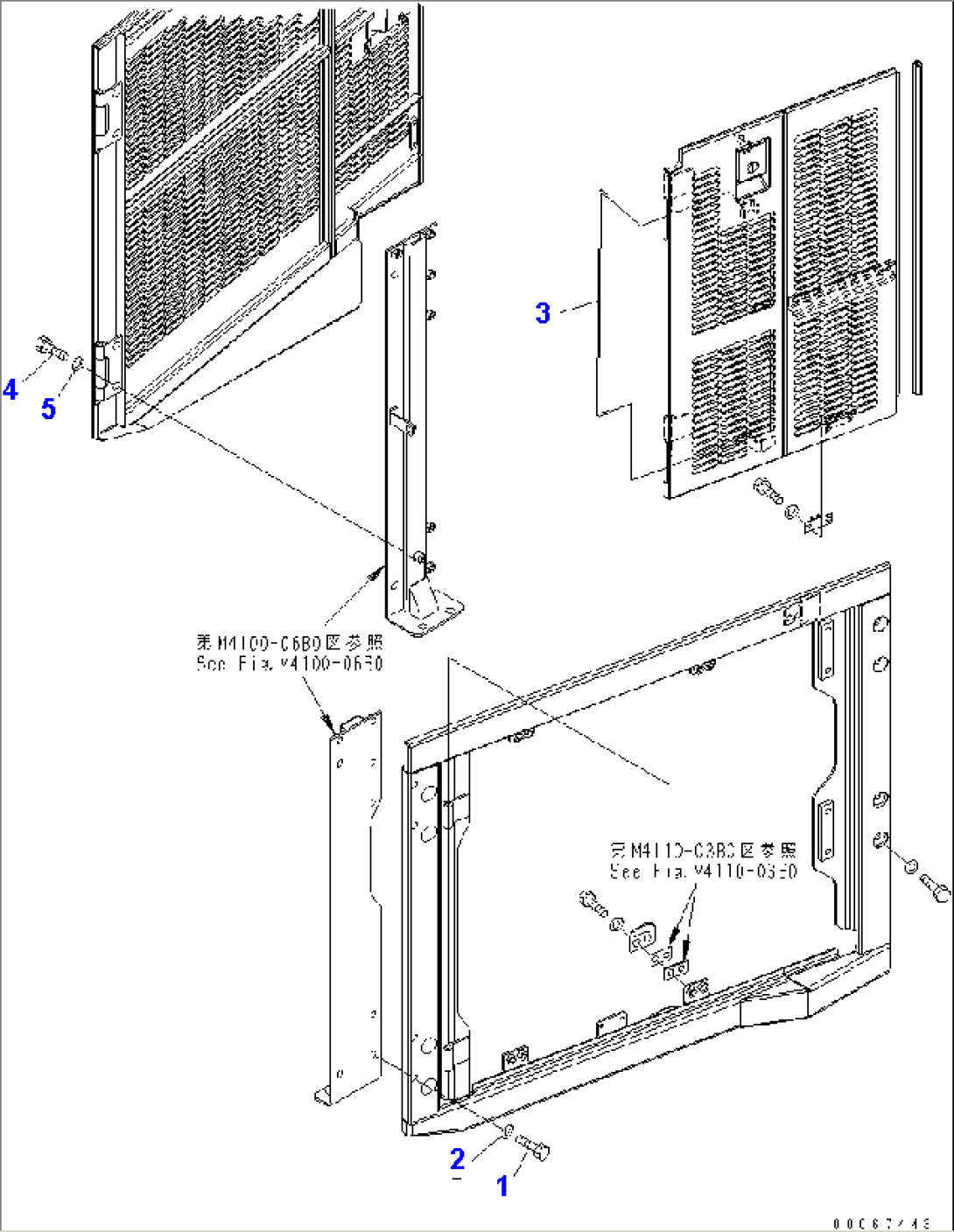 HOOD DOOR (L.H.) (3/3)(#70002-)